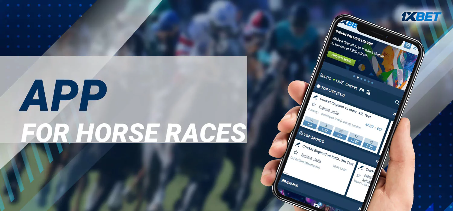 Android and iOS 1xbet Casino App for Horse Races